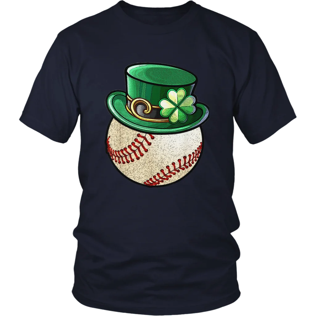 Baseball Ball Leprechaun Hat Shirt Harajuku Streetwear Men'S Day Tshirt | Мужская одежда