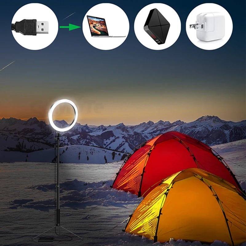 Штатив для селфи с кольцесветильник кой телефона|Макро- и кольцевые светильники|