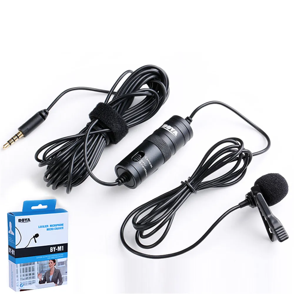 BOYA BY-M1 3 5 мм микрофон или iPhone Смартфон Canon Nikon DSLR камера видеомикрофон F3.5 PK BY M1 |
