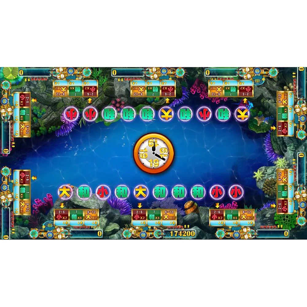 

4/6/8/10 Players Fish Hunter Game Machine Host Fish Hunter Casino Gambling Game Machine Accessories