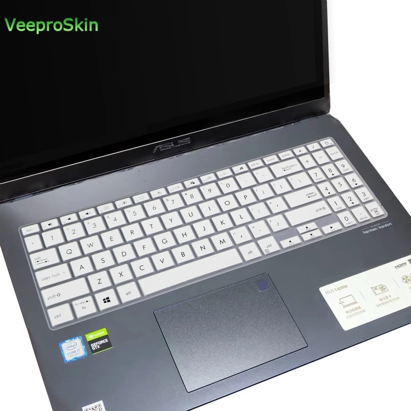 white Защитный чехол для клавиатуры ноутбука ASUS VivoBook S15 S531 S531FL S531F S 531 F FL S532 VX60 S532FL S532F - Цвет: white
