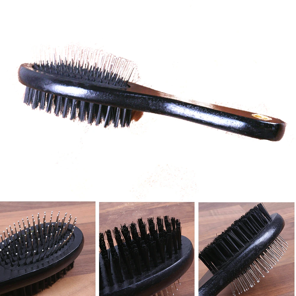 Мягкий гребень для груминга легкая и безопасная деревянная щетка с длинной