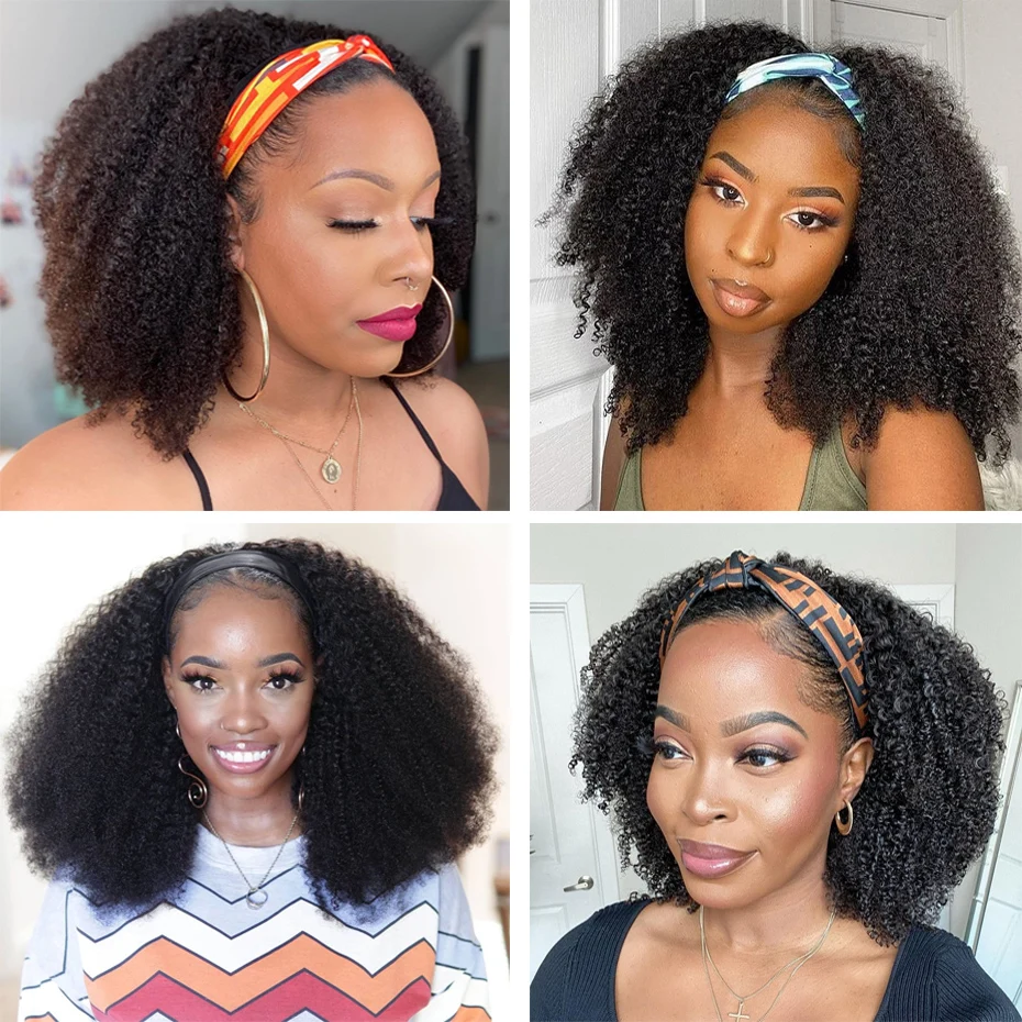 Mylockme искусственные бразильские человеческие волосы афро кудрявые 180% плотность