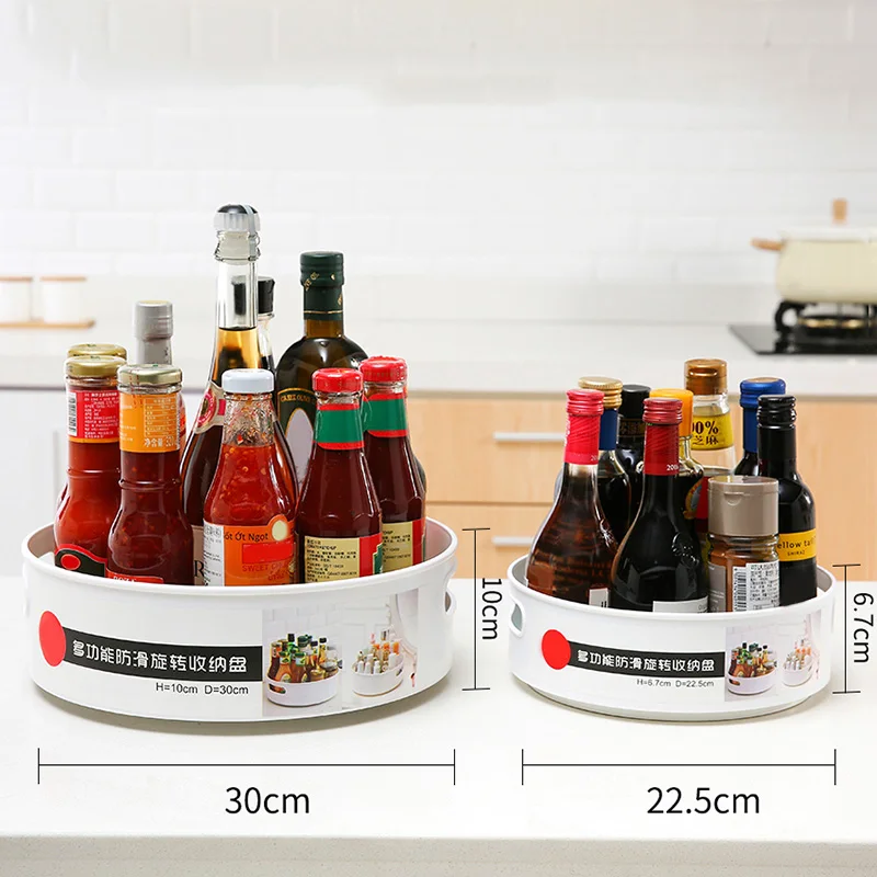 Нескользящий вращающийся на 360 градусов контейнер для хранения органайзер