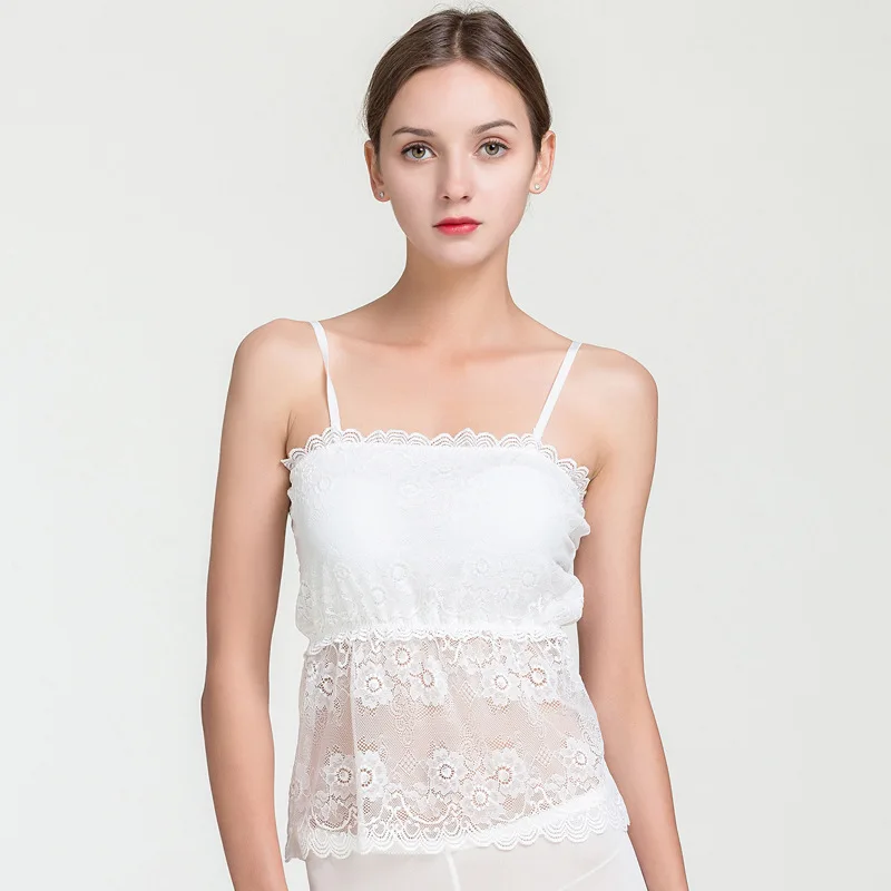 100% шелк женские топы без пятки кружевной пояс грудь слинг нижнее белье женское с