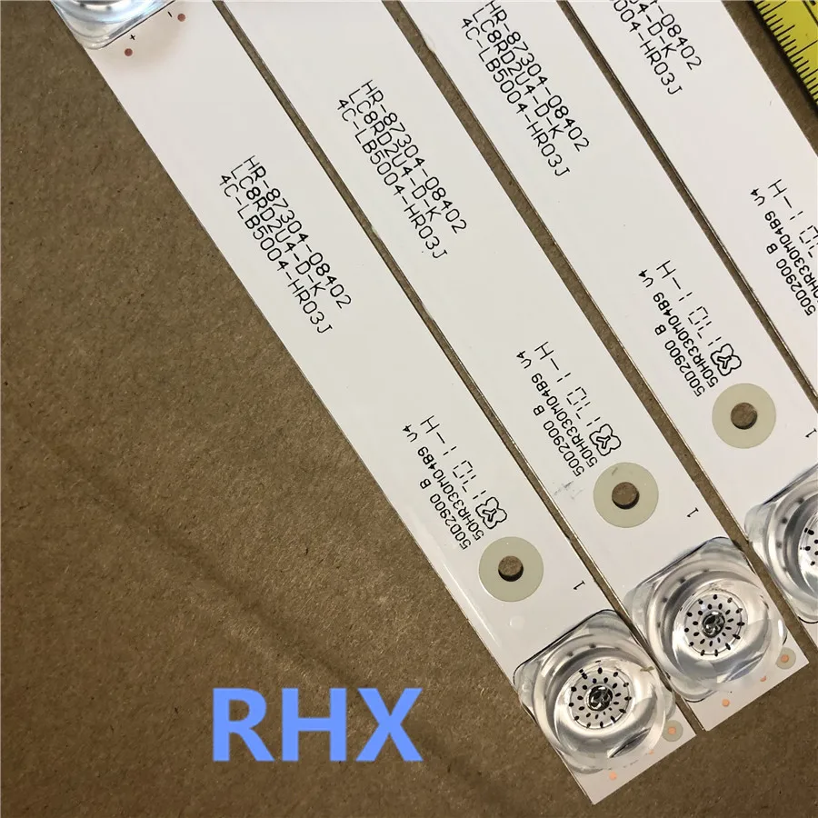 8 шт./лот для TCL D50A630U L50E5800A UD LCD подсветка полоса 4C LB5005 HR03J LB5004 100% Новинка|Аксессуары