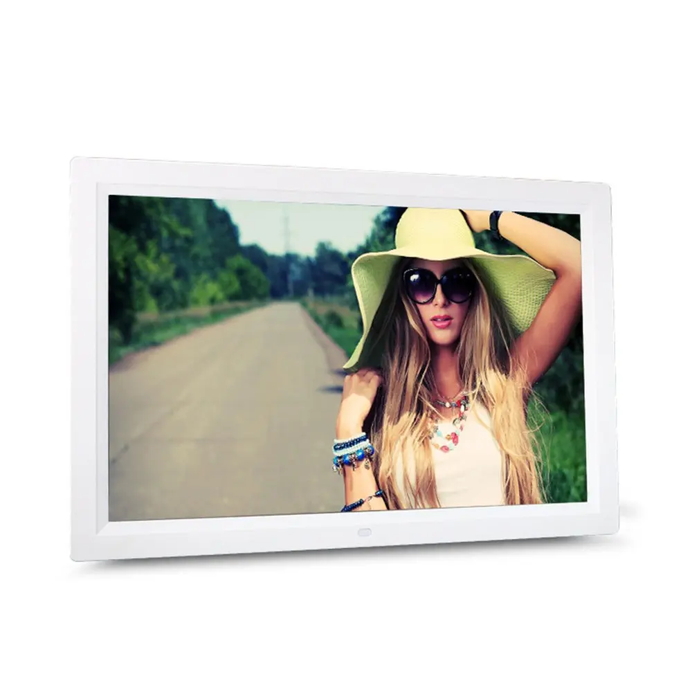 

HD 1440*900 64G Digital Photo Frame Electronic Album 17 Inches LED Screen Touch Buttons Multi-language