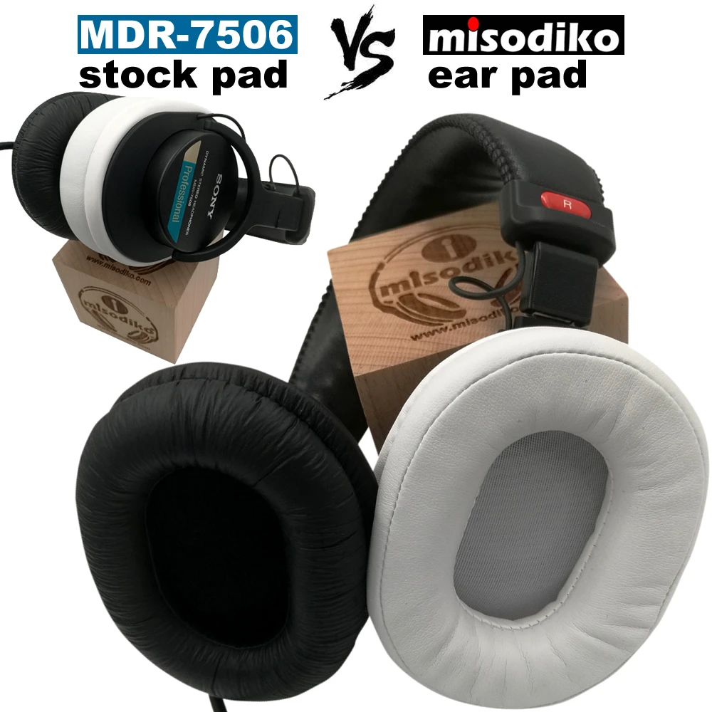Misodiko Сменные амбушюры для наушников Audio-Technica ATH-M50x ATH-M40x ATH-M30x ATH-M70x ATH-MSR7, sony MDR-7506