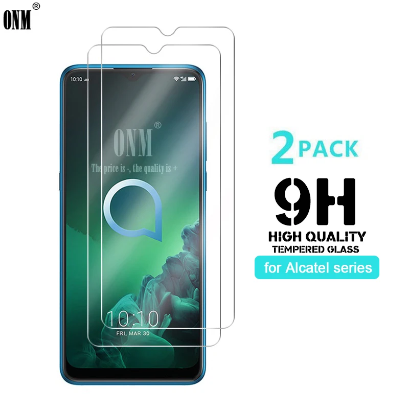 2 шт. закаленное стекло для Alcatel 3 3x1 S 1X 1V 3L 2019 защита экрана 9H 3X 3V 5V 2018 *|Защитные