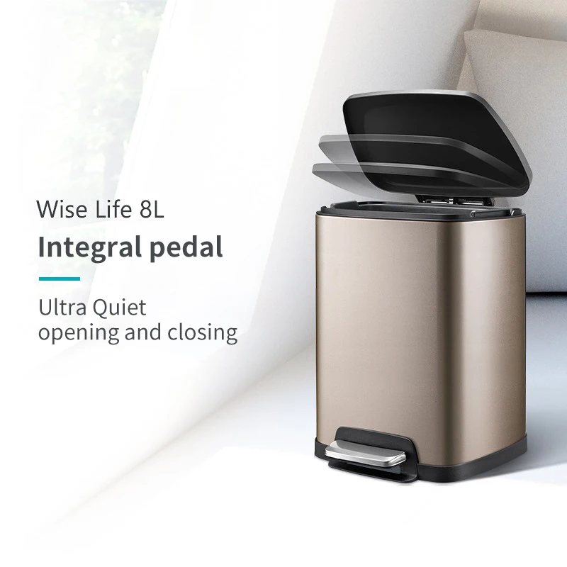 Роскошное мусорное ведро в скандинавском стиле крышка для мусора спальню