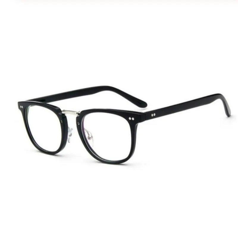 Ретро очки с заклепками оправа мужской и женский оптический для очков