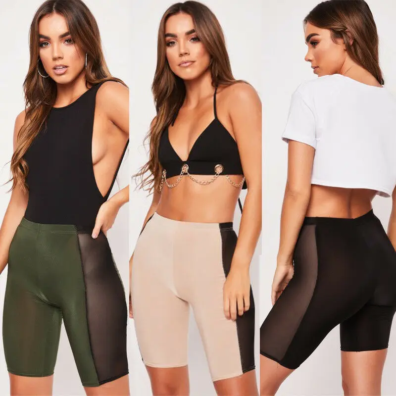 2020 новые женские модные пикантные повседневные облегающие сетчатые лоскутные