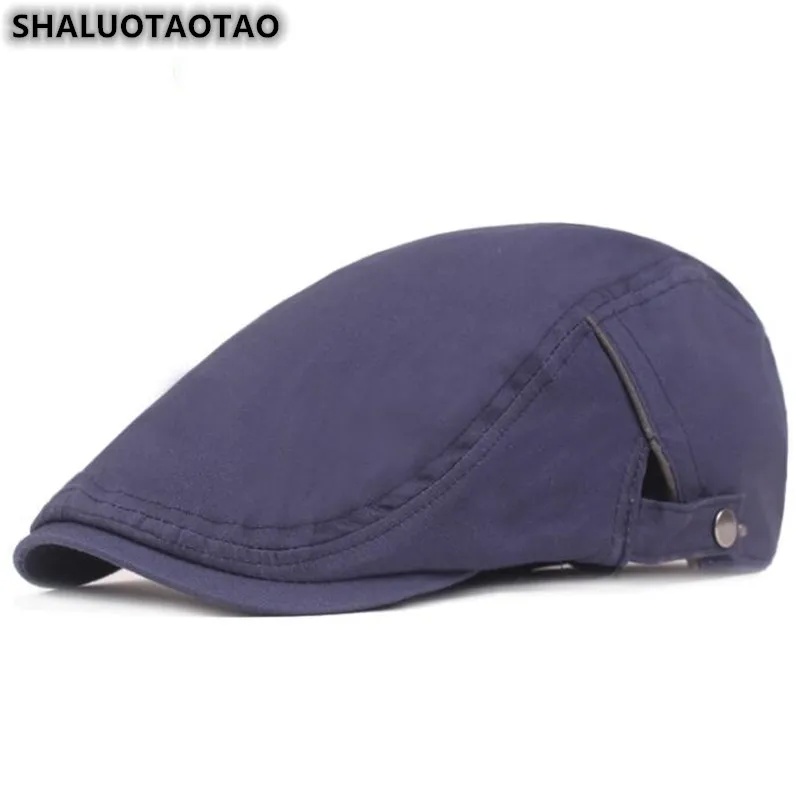 

SHALUOTAOTAO Adjustable Size Cotton Berets For Men Simple Leisure Snapback Cap Fashion Motion Brand Tongue Hat New Gorra Hombre