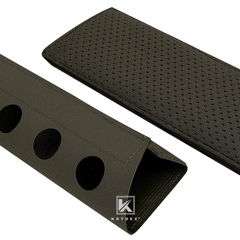 Зеленый Тактический наплечный ремень для лямок KRYDEX RANGER с лазерной резкой