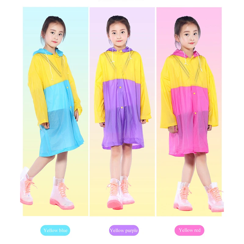 дождевик детский для мальчиков и девочек школьные сумки дождевики непромокаемый