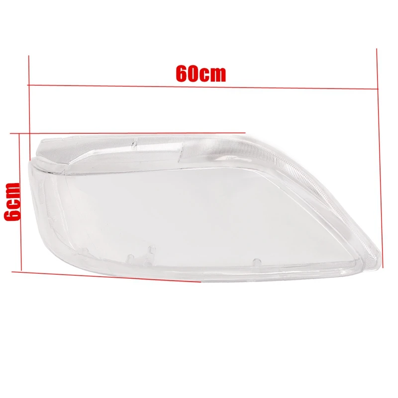 

Audew 2Pcs Car Headlight Headlamp Plastic Clear Shell Lamp Cover Replacement Lens Cover 60cmx6cm For Maz da 6 2003-2008