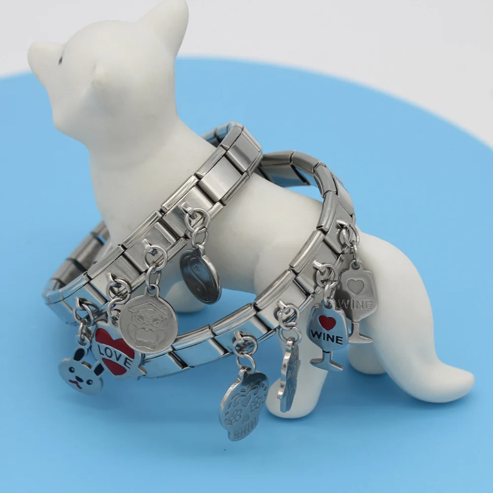 Hapiship 2018 9 мм ширина оригинальный браслет с изображением совы ромашки кролика