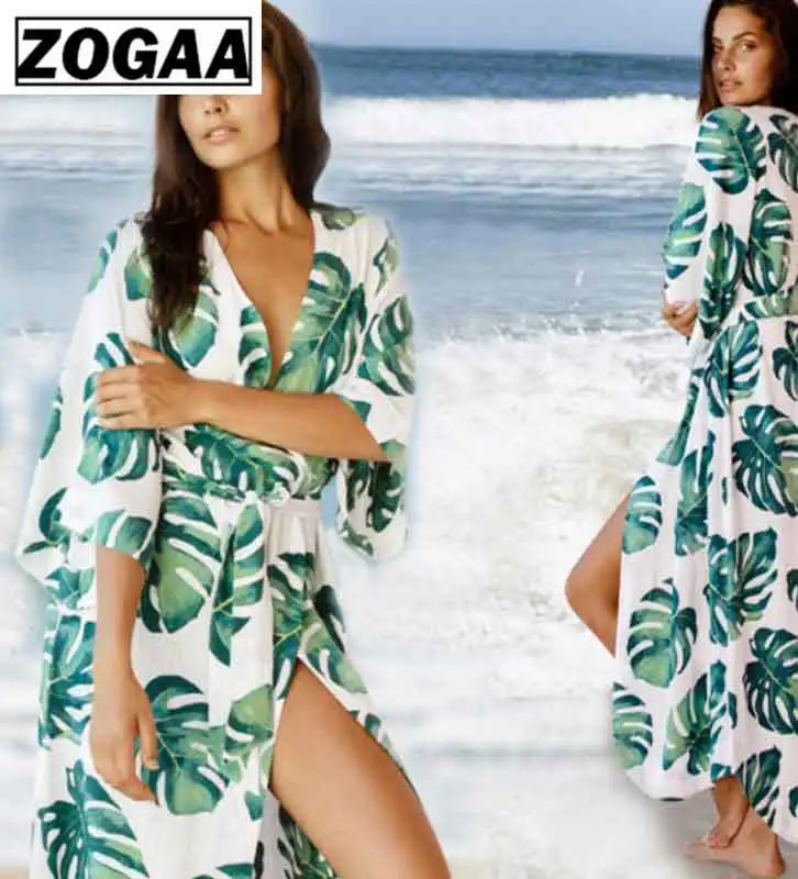 Хлопковые длинные пляжные халаты Saida De Praia накидки кафтан саронг Vestido одежда для