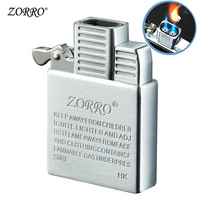 original zorro lighter plug in part brassstainless steel inner gaspetrol replacement parts inner tank lighter accessories