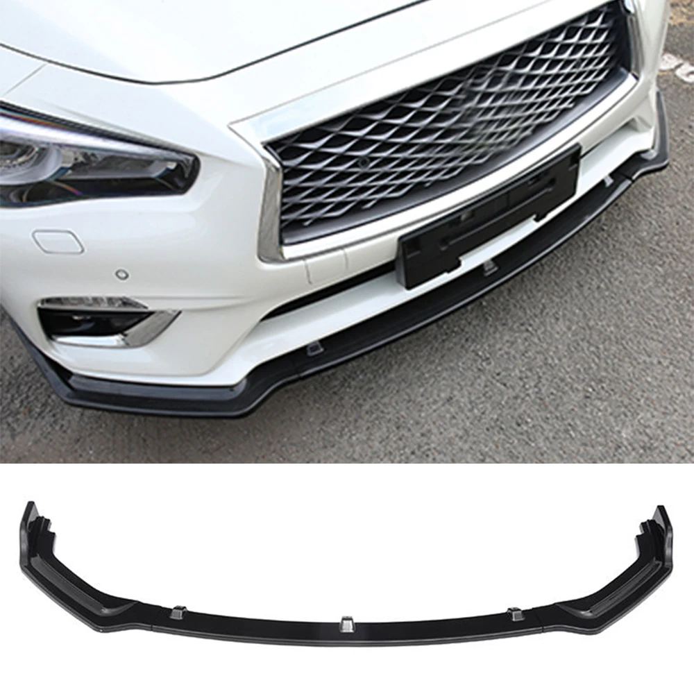 Углеродное волокно передний бампер спойлер для Infiniti Q50 стандартный только 2018 2019 PP
