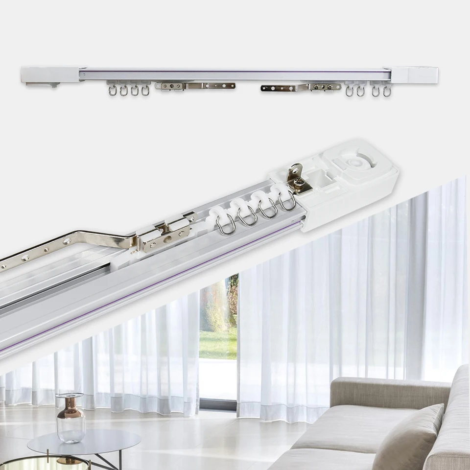 

Super Silent Electric Curtain Track for Aqara Curtain motor,Aqara Smart Home Curtain Rail Control System