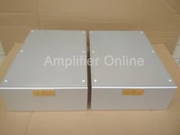 2pcs silver all aluminum power amplifier chassis diy amplifier case enclosure size 21690308mm ap54