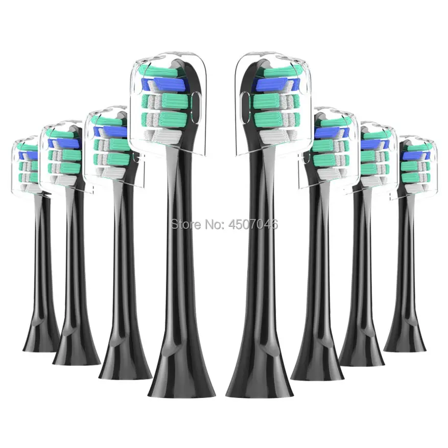 8Ppcs HX9024 насадки зубных щеток для PHILIPS Sonicare FlexCare Бриллиант Чистой HX6930 HX9340 HX6950 HX6710 HX9140 HX6530