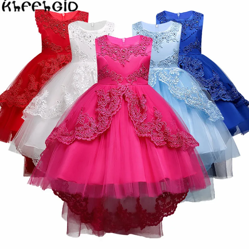 Teenager Girl Dresses New Girls Birthday Wedding Party Pageant Long Princess Dress Kid Christmas Costume Children Clothes 14Y | Детская