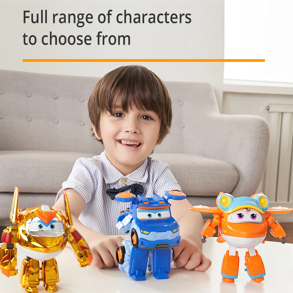 Экшн-фигурки Супер Крылья S5 трансформирующая игрушка в масштаб 5 дюймов Лео