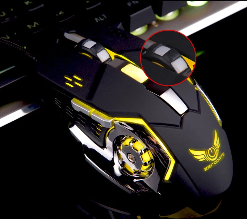 Профессиональная игровая проводная мышь 8D 3200 dpi регулируемые проволочные оптические светодиодный компьютерные мыши USB кабель мышь для портативных ПК