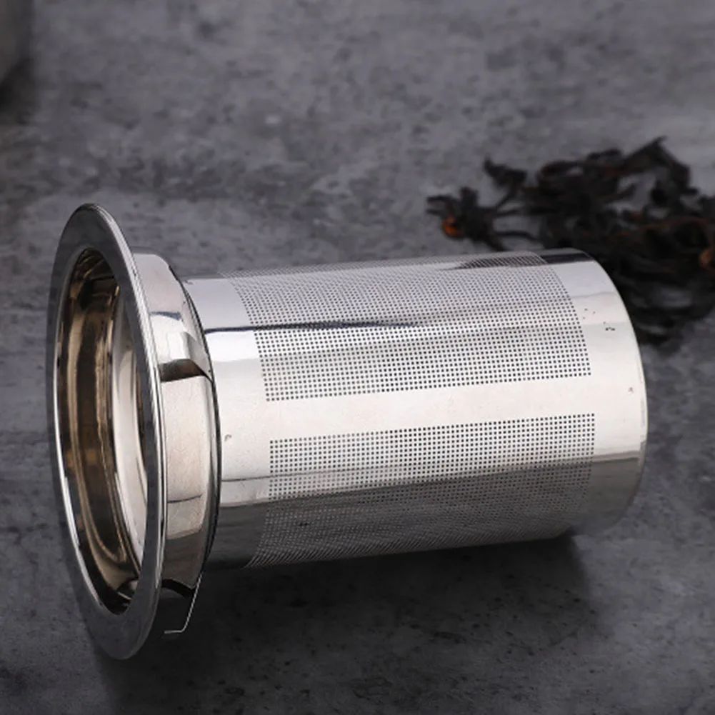 Чайник кофейный из нержавеющей стали со съемным фильтром для заварки 600