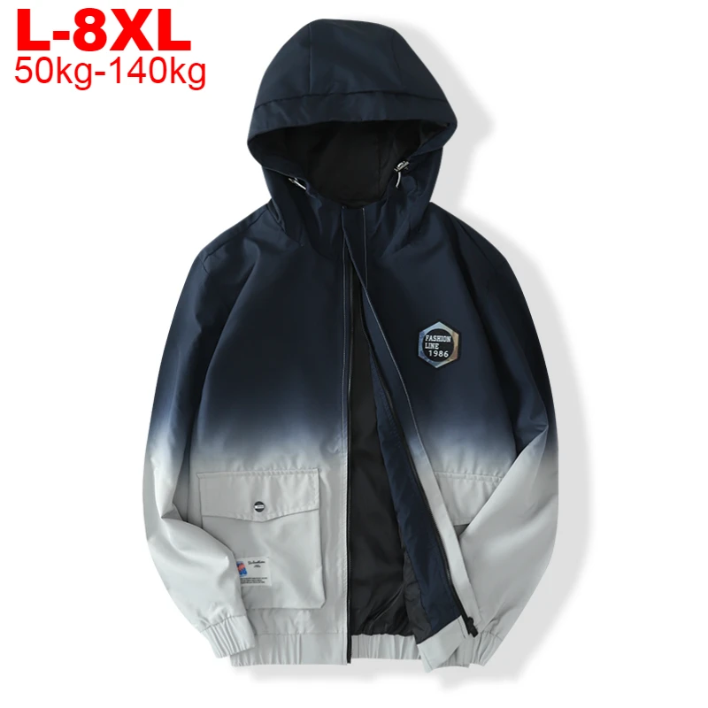 Большой Размеры с капюшоном куртки мужские носки уклоном принтованные ветровки