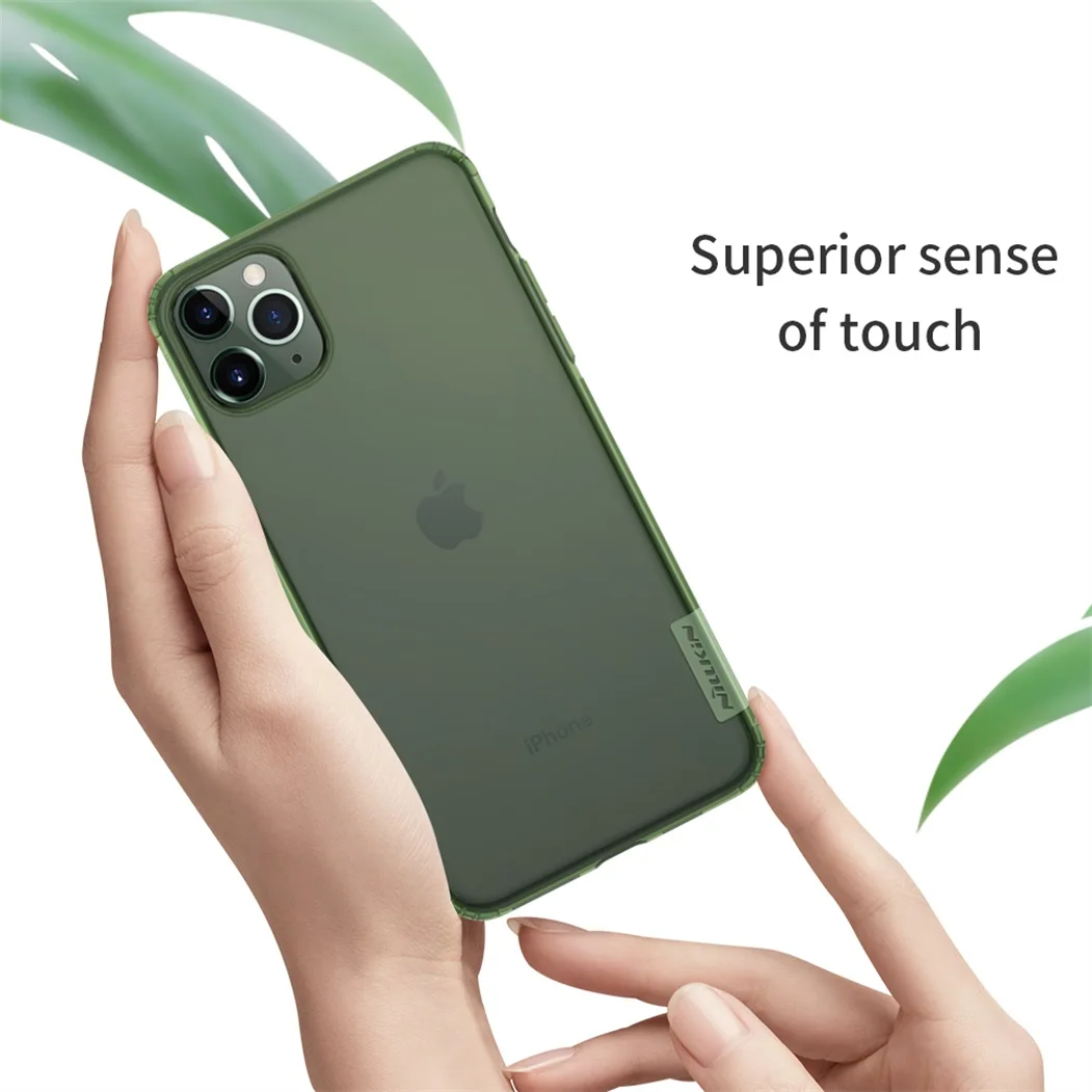 Чехол Nillkin для iPhone 11 Pro Max(5,8/6,1/6,5), Натуральный прозрачный мягкий кремний, TPU задняя крышка для iPhone11 Pro