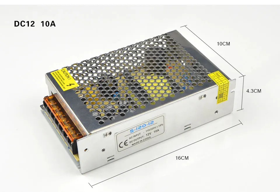 DC 12V Мощность адаптер драйвер светодиодной ленты 1A 2A 3A 5A 10A 15A 20A 30A 40A переключатель Питание AC110V-220V 12 вольт трансформатор Мощность