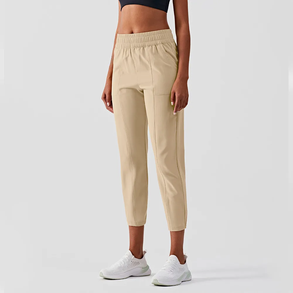 Эластичные Спортивные джоггеры с завышенной талией 26 дюймов | Спорт и