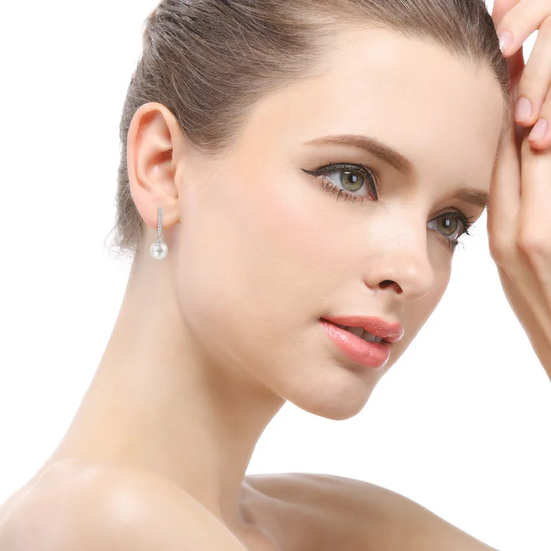 

Женские серьги-подвески из серебра 925 пробы