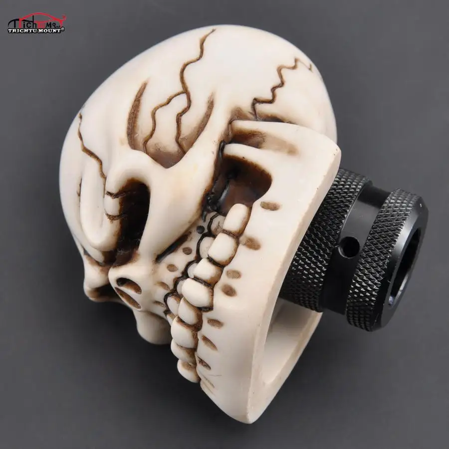 Автомобильная ручка переключения передач с черепом универсальная рычаг Ручка