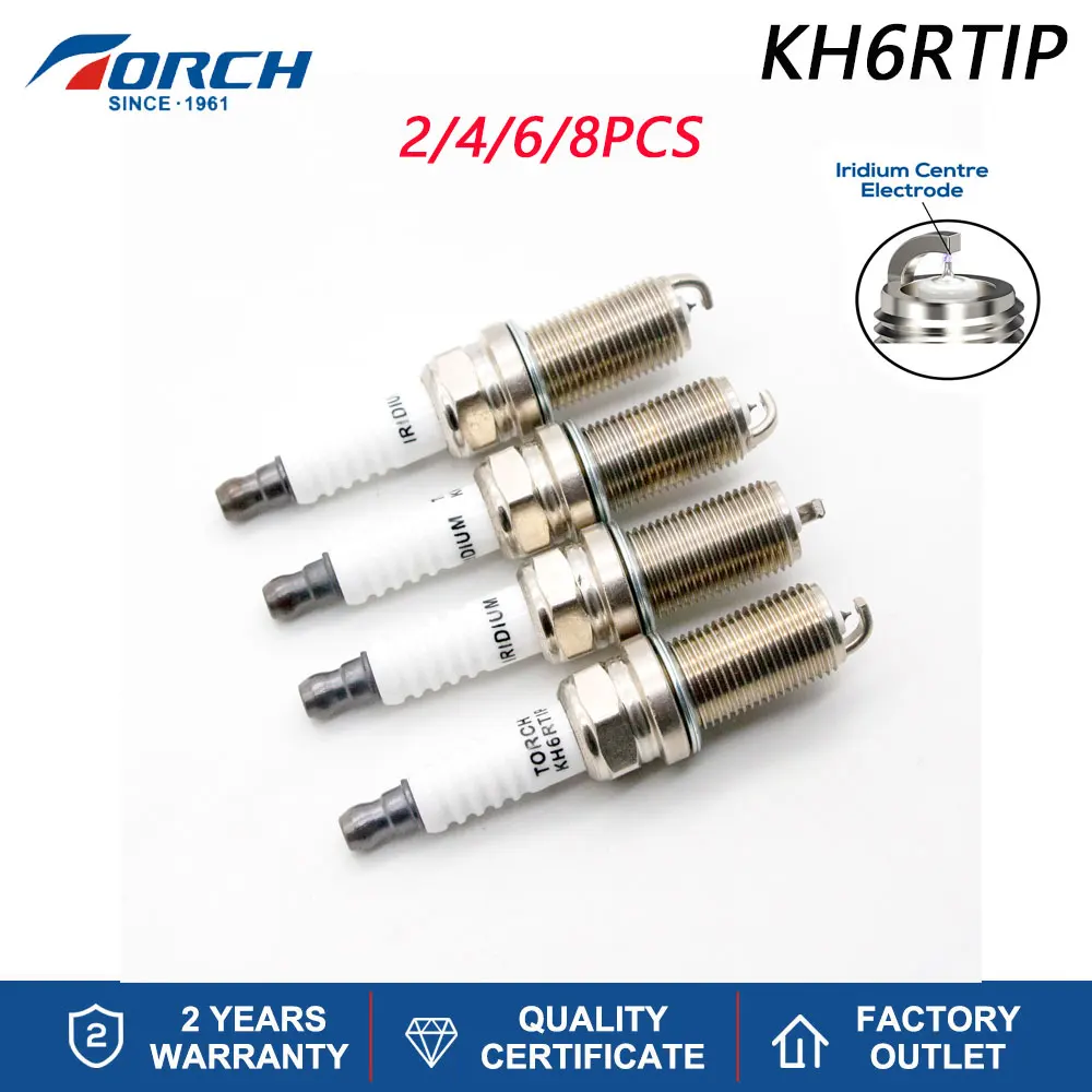 

Hot Sale Original Spark Plug Iridium Platinum TORCH KH6RTIP for Candle ILFR6A/ILFR6B Denso VKH20/VKH20Y Engines Components