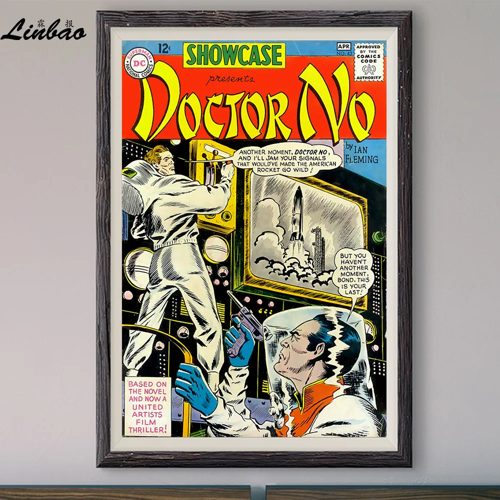 

V347 1962 Doctor No Vintage Classic Movie Print Silk Poster Home Deco Wall Art Gift