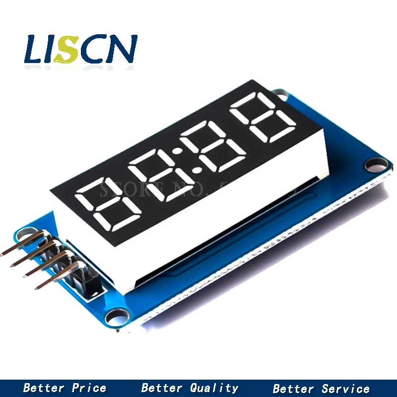 TM1637 LED Display Module For Arduino 7 Segment 4 Bits 0.36Inch Clock RED Anode Digital Tube Four Serial Driver Board Pack | Обустройство