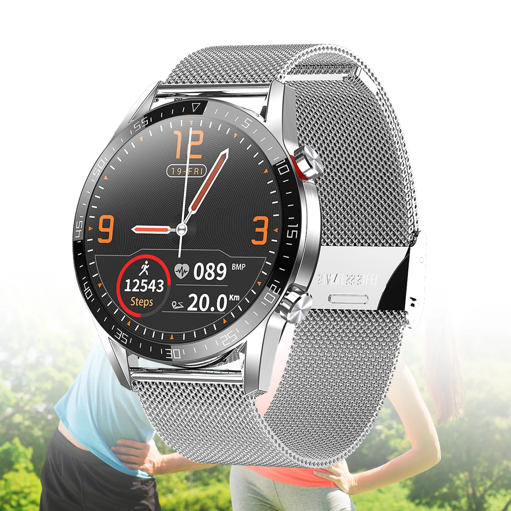 

Sport Fitness SmartWatch Bluetooth Call Push Message IP68 Waterproof ECG Heart Rate Blood Pressure Smart watch For Android IOS