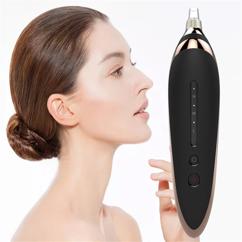 Удаление угрей лица красота пор вакуум акне прыщей удаление вакуумного