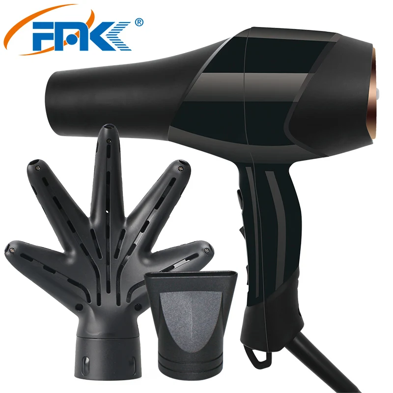 FMK Фены профессиональный фен для волос отрицательный ионный электрический 2200 Вт