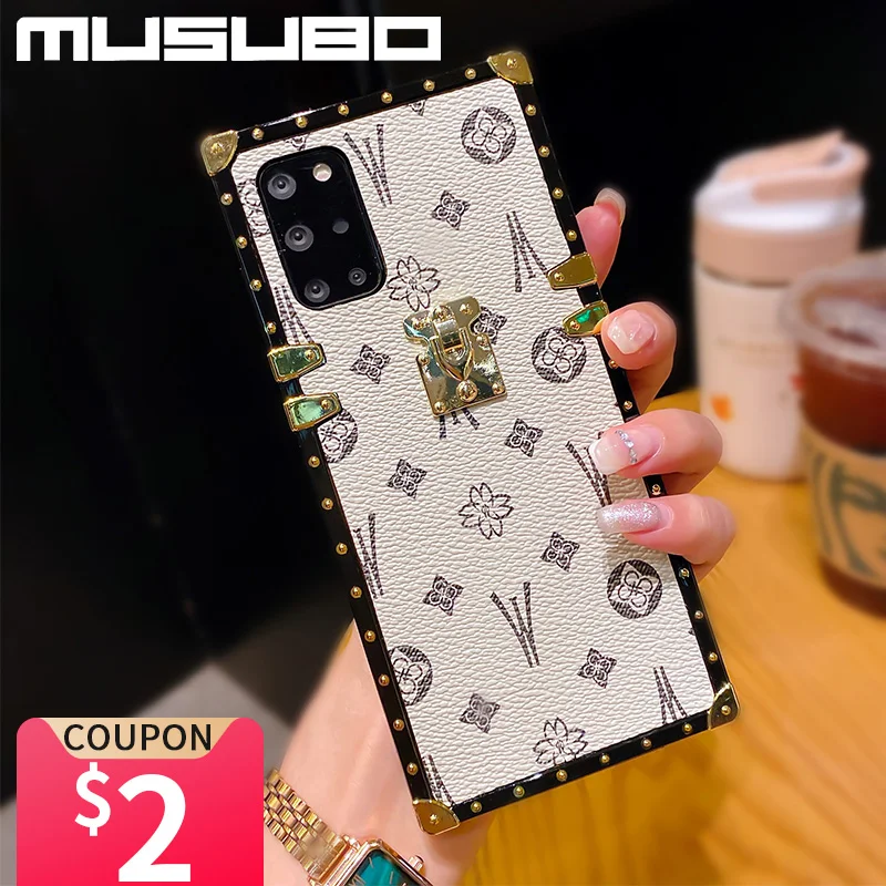 Musubo Retro Case For Samsung Galaxy S21 S20 Ultra S10 Plus A51 A71 5G A72 Note 10 Plus Note 20 Ultra Fundas Cover Luxury Coque