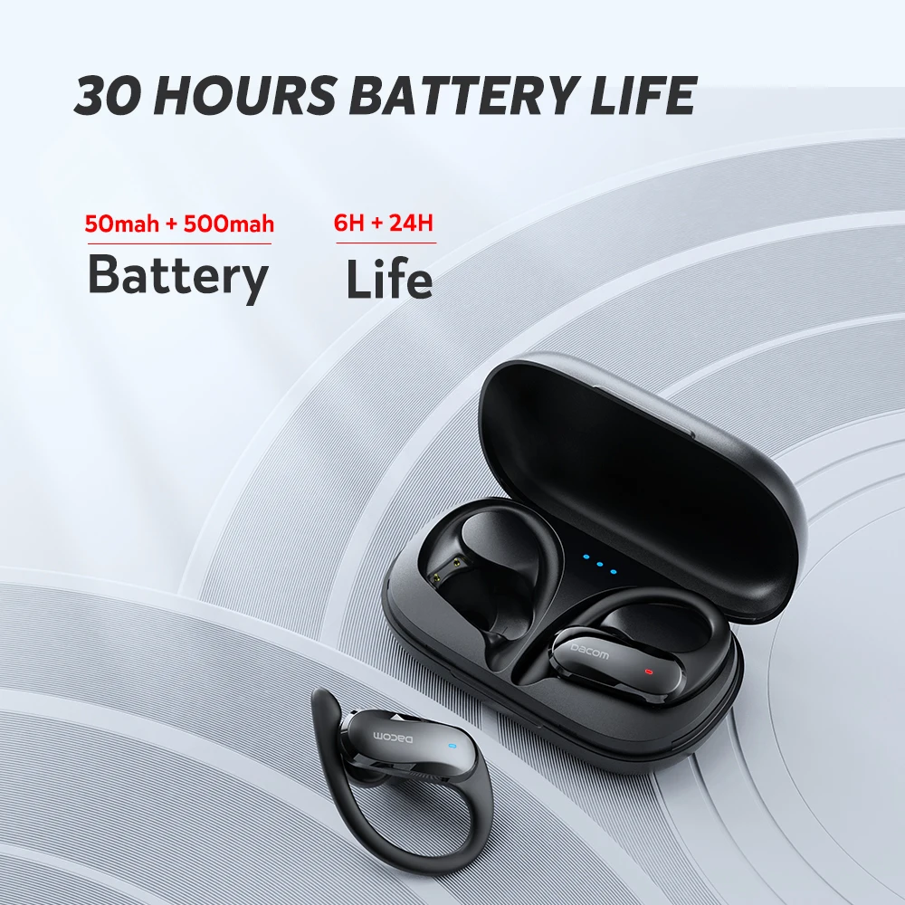 Беспроводная Bluetooth-гарнитура DACOM ATHLES водонепроницаемая