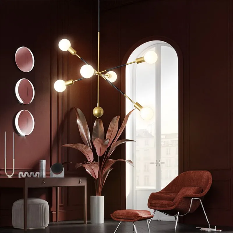 Светодиодная постмодернисветодиодный рованная люстра потолочный светильник