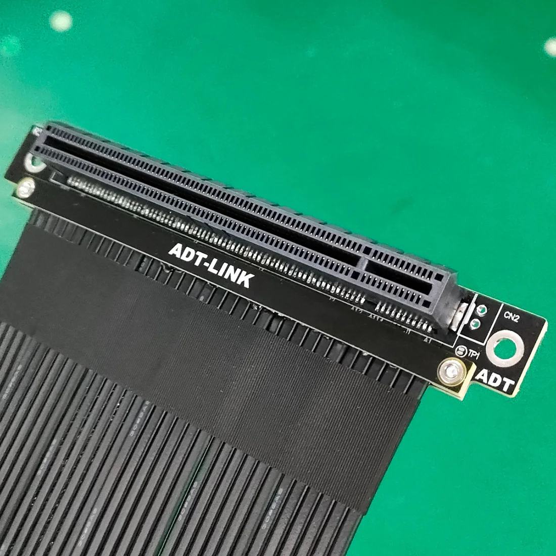 pcie 4 0 16x graphics card extension cable pci e 4 0 x16 90degree high speed flexible pci express riser for atx computer chassis free global shipping