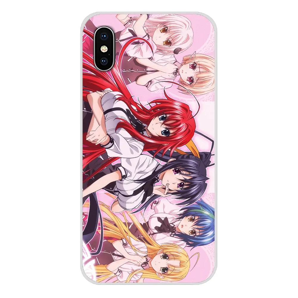 Akeno Риас Gremory средней школы Dxd силиконовый чехол для Apple iPhone X XR XS MAX 4 4S 5 5S 5C SE 6 6S 7 8 Plus