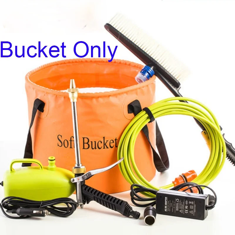 

22L Multi-functional Foldable Water Bucket Car Washing Wash Outdoor Camping Bucket Folding Soft Bucket For Fishing Car Washer