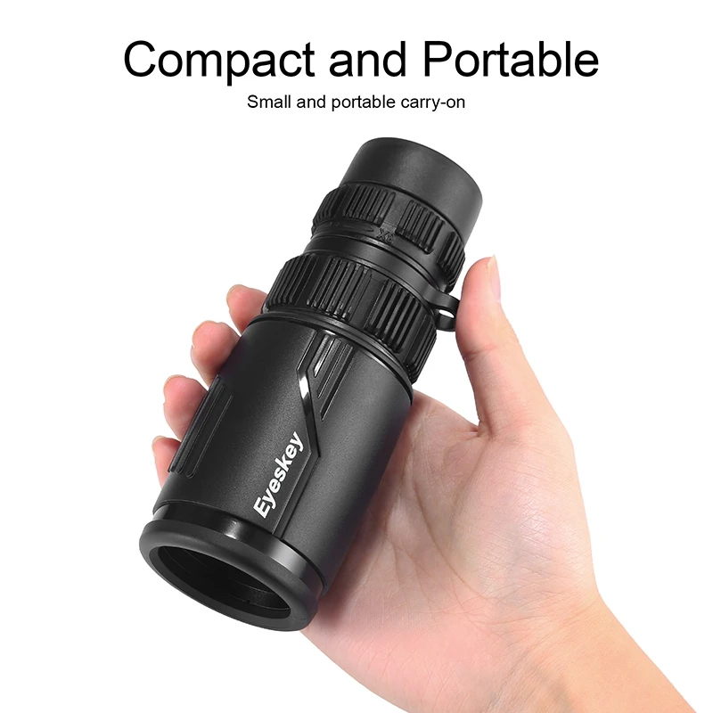 Eyeskey 8-24X42 Портативный Монокуляр компактный и водонепроницаемый Bak4 призма мобильный телефон телескоп Монокуляры для наружного кемпинга Hungt
